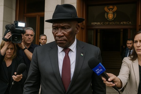 South Africa Police Minister suspended over corruption probe