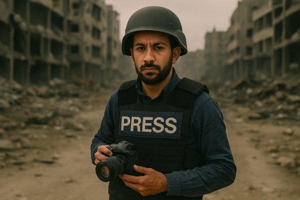 Al Jazeera journalists killed Gaza — Reporter in press gear amid city ruins