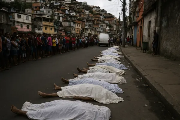 Rio Police Raids Kill at Least 132 — Bodies Line Street in Favela