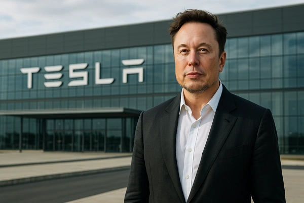Elon Musk Tesla Pay Deal approved by shareholders outside Tesla Gigafactory Austin