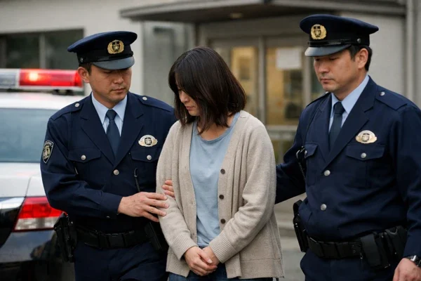 Nursery School Teacher Arrested Japan as police escort suspect outside childcare facility