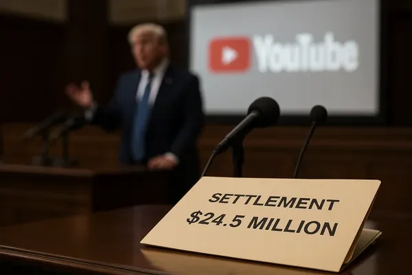 YouTube Trump Settlement: $24.5M Deal Ends Lawsuit YouTube Trump Settlement $24.5M lawsuit case in courtroom setting